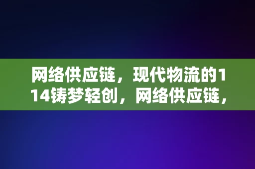 网络供应链，现代物流的114铸梦轻创，网络供应链，现代物流的114铸梦轻创之路，网络供应链与现代物流，114铸梦轻创之路